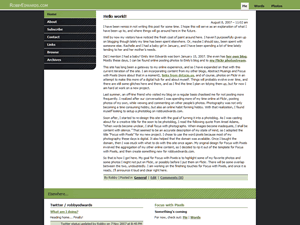 RobbyEdwards.com Version 2 Screenshot